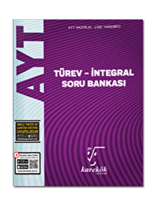 Karekök Yayınları 12. Sınıf AYT Türev İntegral Soru Bankası
