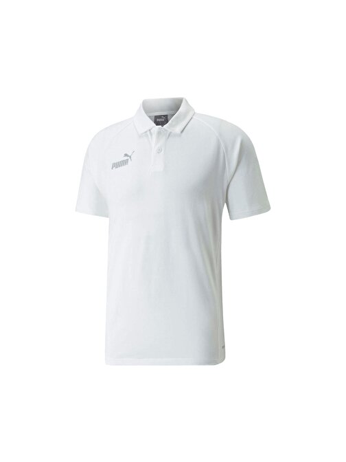 Puma Teamfinal Casuals Polo Erkek Futbol Polo Tişörtü 65738404 Beyaz