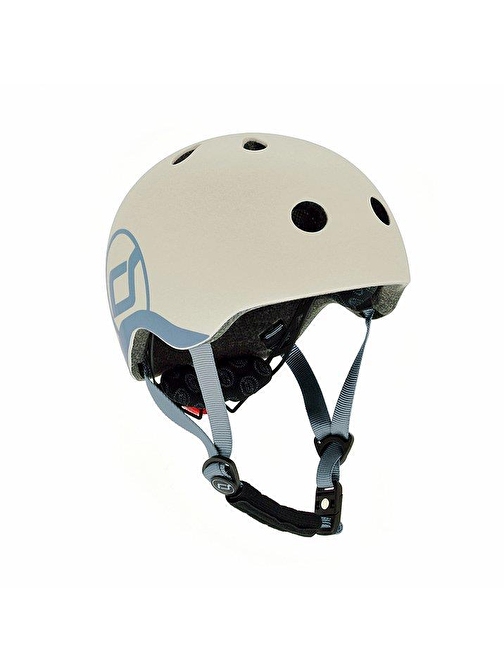 Scoot And Ride Helmet Bebek Kaskı Xxs-S Açık Gri 181206-96360