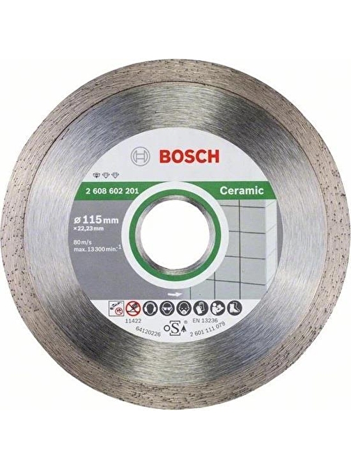 Bosch Seramik Elmas Kesme Diski 115X22 23X1 6X7 mm