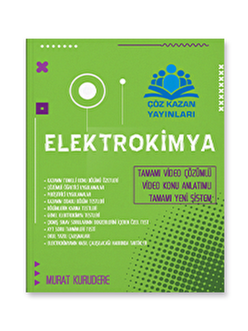 Çöz Kazan Yayınları Elektrokimya Çözümlü Konu Anlatımlı