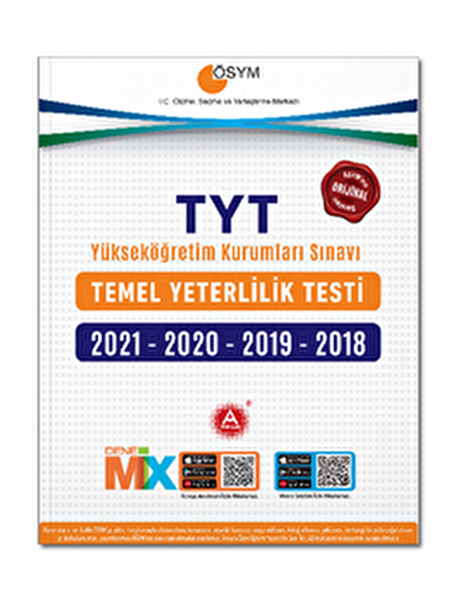 A Yayınları 2021 2020 2019 2018 TYT Tıpkı Basım Deneme Paketi