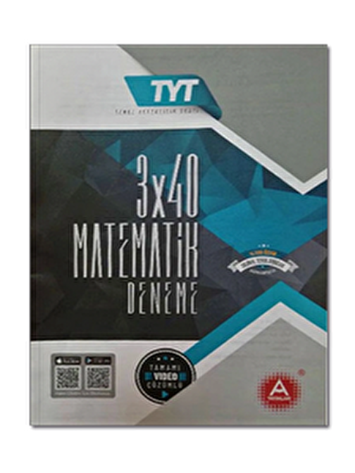 A Yayınları TYT 3 x 40 Çıkmış Soru Matematik Denemesi