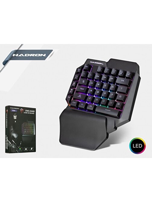 Hadron G504 Türkçe Q Ledli Kablolu Klavye