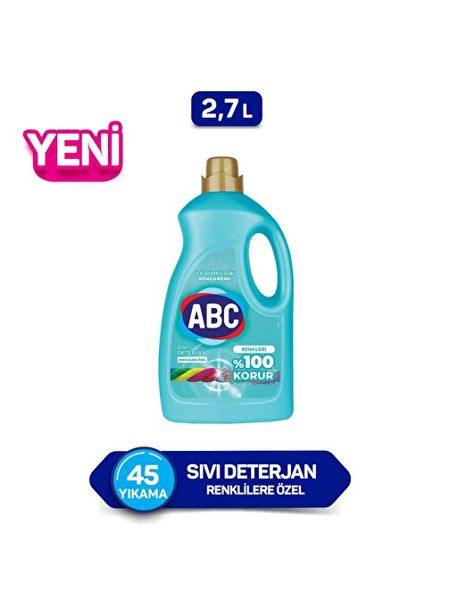 Abc Renklilere Özel Sıvı Deterjan 2.7 lt