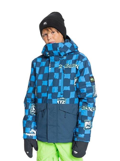 Quiksilver Eqbtj03147 - Misson Printed Block Çocuk Snowboard Montu 10 Yaş