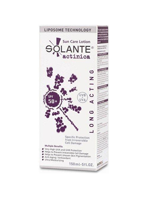 Solante Actinica Sun Care Lotion Spf50+ 150 ml