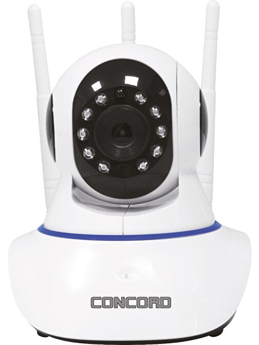 Concord C630 3MP 360° Hareket Sensörlü Wifi Kablosuz Türkçe Menü İnternet Bağlantı Bebek Kamerası