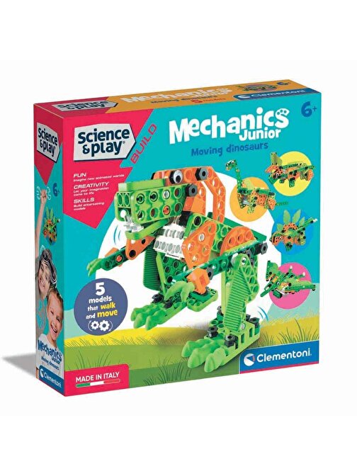 75061Tr Hareketli Dinozorlar - Mechanics Junior, Mekanik Laboratuarı +6 Yaş