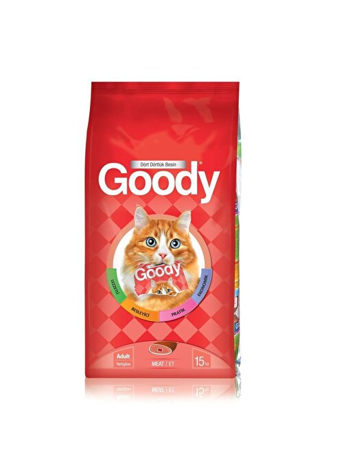 Goody Etli Yetişkin Kedi Maması 15 Kg