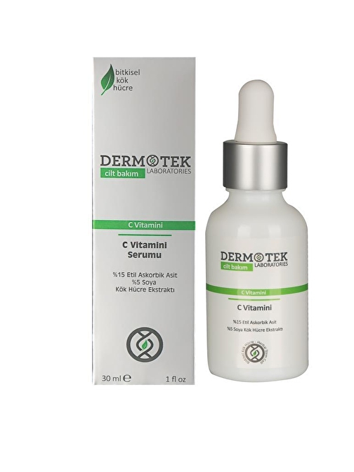 Dermotek %15 C Vitamini Aydınlatıcı Ve Renk Tonu Eşitleyici Serum 30 ml Yeni Ürün