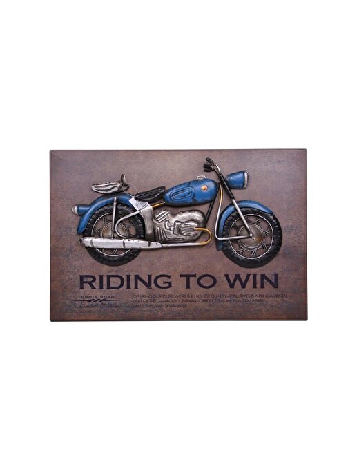 Xmarkettr Motorsiklet Temalı Tablo Pano Dekoratif Vintage Ev Ofis Hediyelik