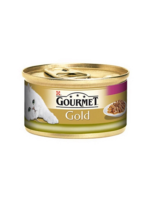 Gourmet Gold Parça Etli Ciğer Tav.Kedi Kons.85gr 12 Adet