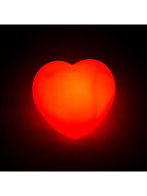 XMARKETTR Işıklı Kalp Led Mum Dekoratif Hediyelik