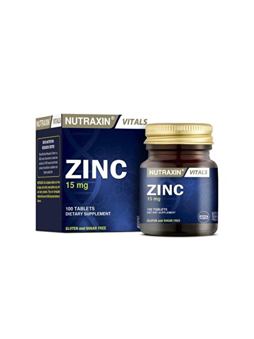 Nutraxin Zınc 15Mg 100 Tablet