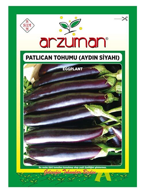 Arzuman Aydın Siyahı Patlıcan Tohumu 10 gr