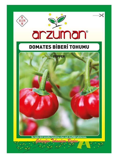 Arzuman Domates Biberi Tohumu 5 gr