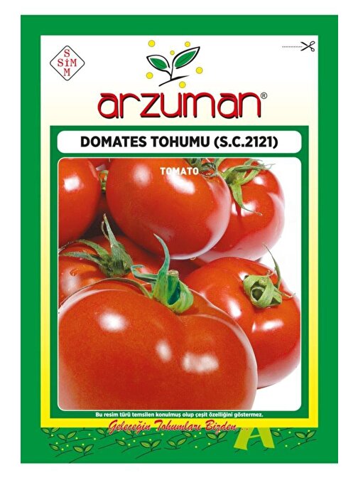Arzuman 1200 Adet Ince Kabuk Erkenci Domates TohumuSc-2121 5 Gr