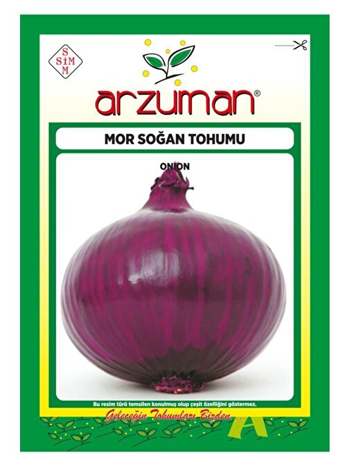 Arzuman Tohum 1250 Adet Mor Soğan Tohumu