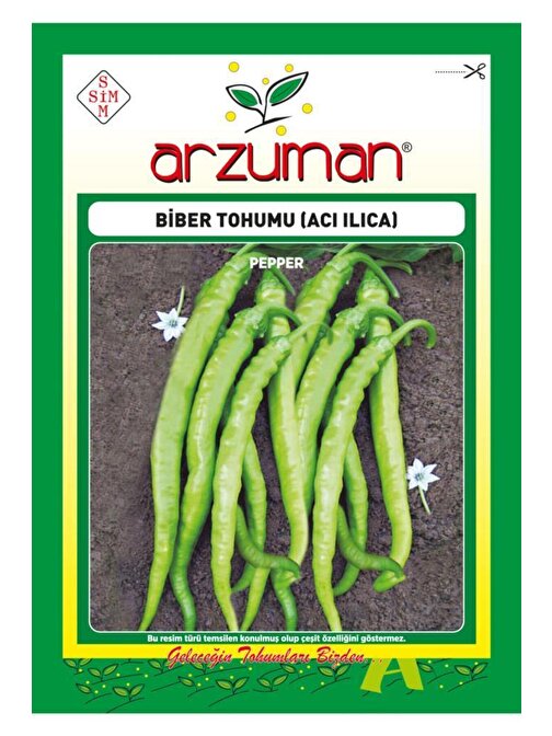 Arzuman Acı Ilıca Biber Tohumu 10 gr