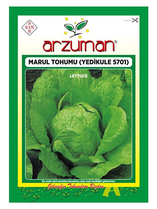 Arzuman Tohum 5701 Yedikule Marul Tohumu 10 gr