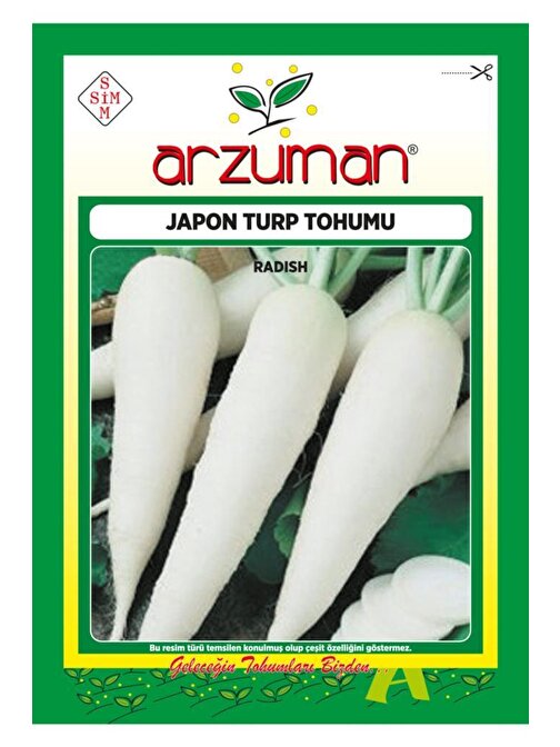 Arzuman Japon İthal Turp Tohumu 10 gr