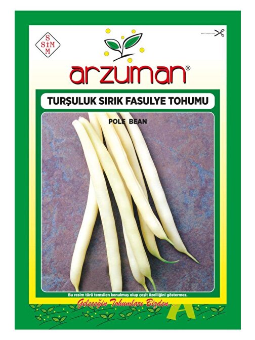 Arzuman Hanımteni Turşuluk Sırık Fasulye Tohumu 50 gr