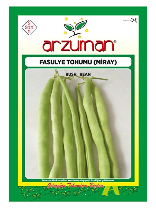 Arzuman Miray Magnum Tipi Oturak Fasulye Tohumu 50 gr