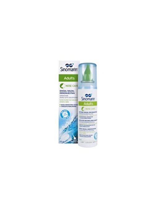 Sinomarin Adults Deniz Suyu Burun Spreyi 125 Ml