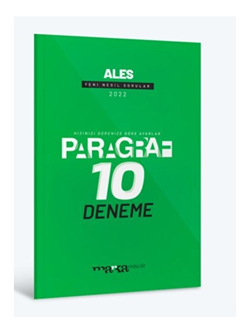 Marka Yayınları Marka ALES Paragraf Yeni Nesil 10 Deneme