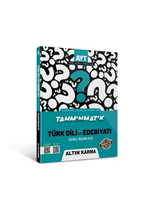 Altın Karma Yayınları Altın Karma Tahminmatik AYT Türk Dili ve Edebiyat Soru Bankası
