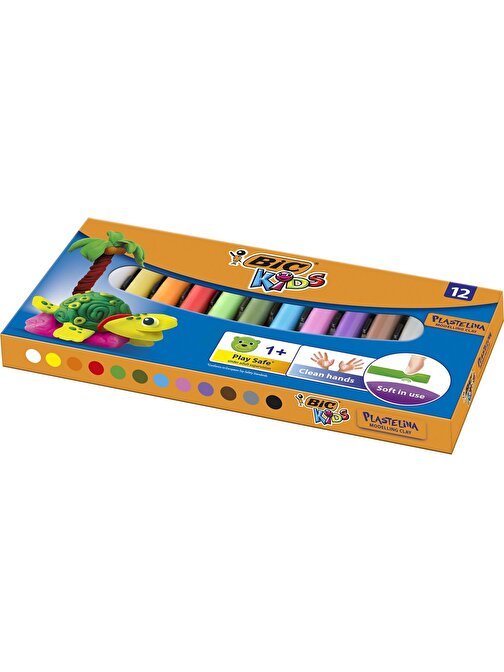 Bic Plasticine Kurumayan Oyun Hamuru 12 Renk