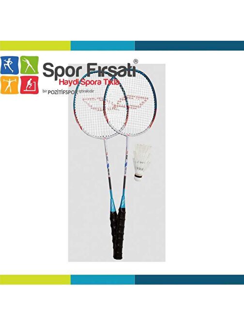 Voit Pro 504 3 Top 2 Raket Badminton Set