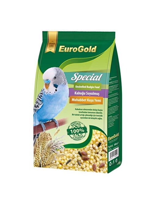 EuroGold Specıal Kabuksuz Muhabbet Kuşu Yemi 500 Gr