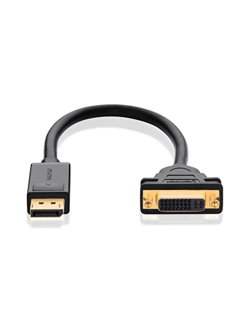 Ugreen DisplayPort Erkek to DVI 24+5 Dişi Çevirici Dönüştürücü 15 CM