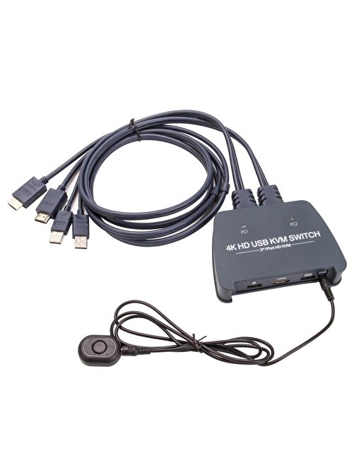 Vcom Dd221-4K 2 Port Hdmi 1.4V 4K 30 Hz Switch