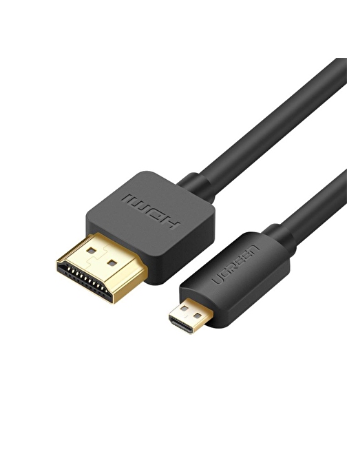 Ugreen Micro HDMI to HDMI Görüntü Aktarım Kablosu 1.5 Metre