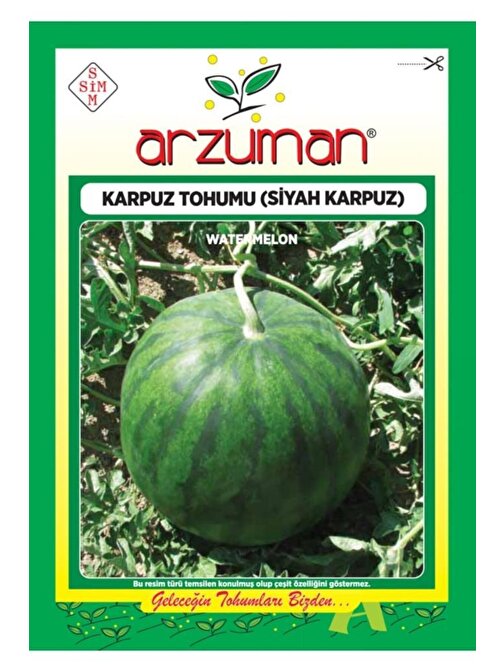 Arzuman Siyah Karpuz Tohumu 10 gr Y.washington 26