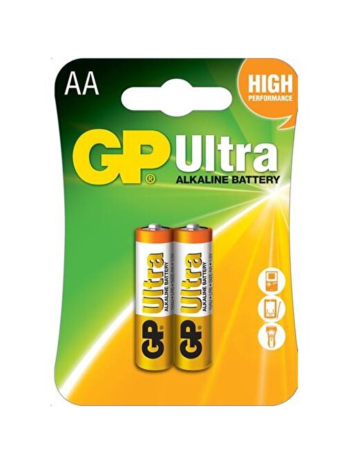 Gp Ultra Alkalin 15Au Aa Kalem Pil 2'li Kart