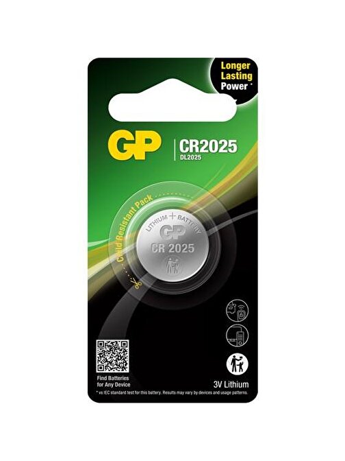Gp Gpcr2025 3V Lityum Pil Tekli Kartel