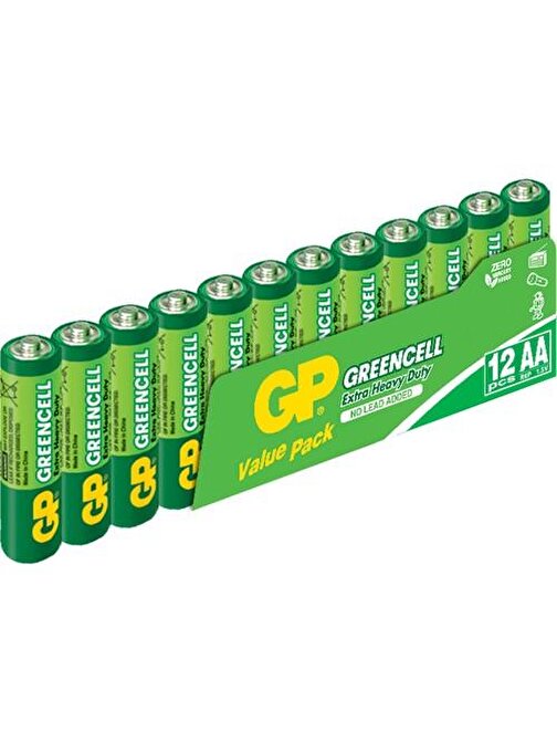 Gp Greencell Aaa Boy İnce Çinko Karbon Pil 12'li BlisterGp24G-Vs12