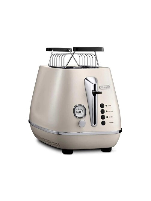 Delonghi Distinta CTI2103.W 2 Dilim Kapasiteli 1000 W Modern Ekmek Kızartma Makinesi Beyaz
