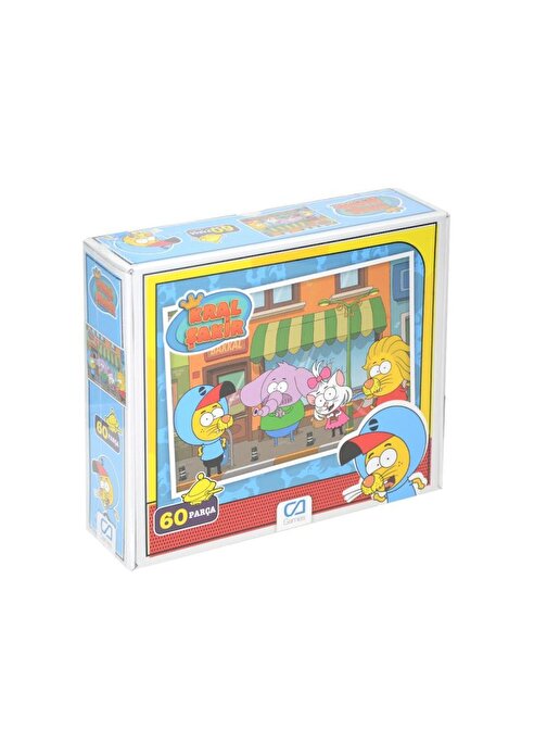 Ca Games 5095 Kral Şakir 60 Parça Puzzle +3 Yaş