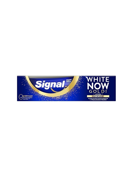 Signal White Now Gold Anında 3 Kat Beyazlık Diş Macunu 75 ml