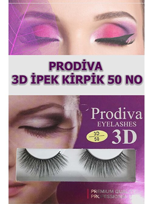 Prodiva 3D İpek Kirpik 50 No 10'lu