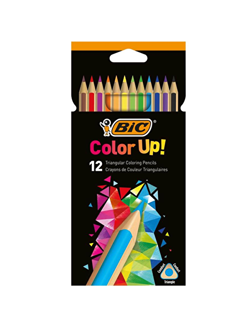 Bic Color Up 950527 Kuru Boya Kalemi 12'li Çok Renkli