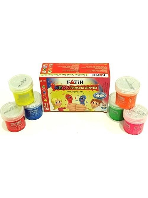 Fatih 50002 Parmak Boyası 6'lı Fosforlu 25 ml