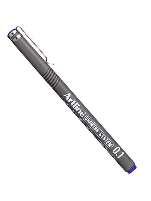 Artline Çizim Kalemi 0.1 mm Mavi Ek231