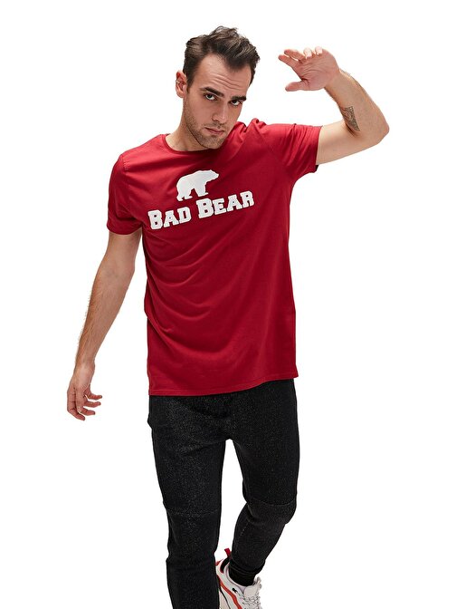 Bad Bear 19.01.07.002 - Tee Erkek Tişört Kırmızı Xl