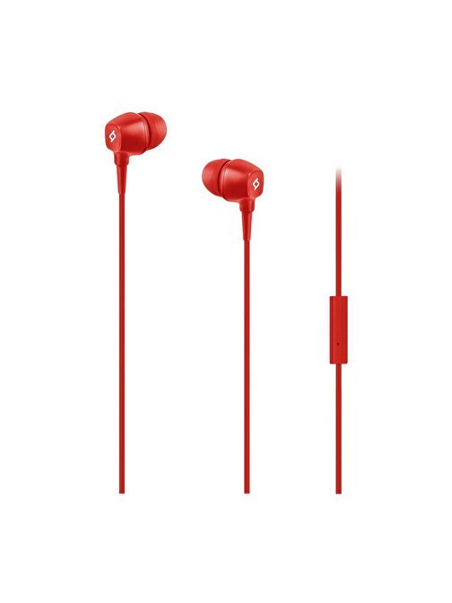 Ttec Pop Mikrofonlu Kulaklık Kulakiçi - Kırmızı - 2Kmm13K